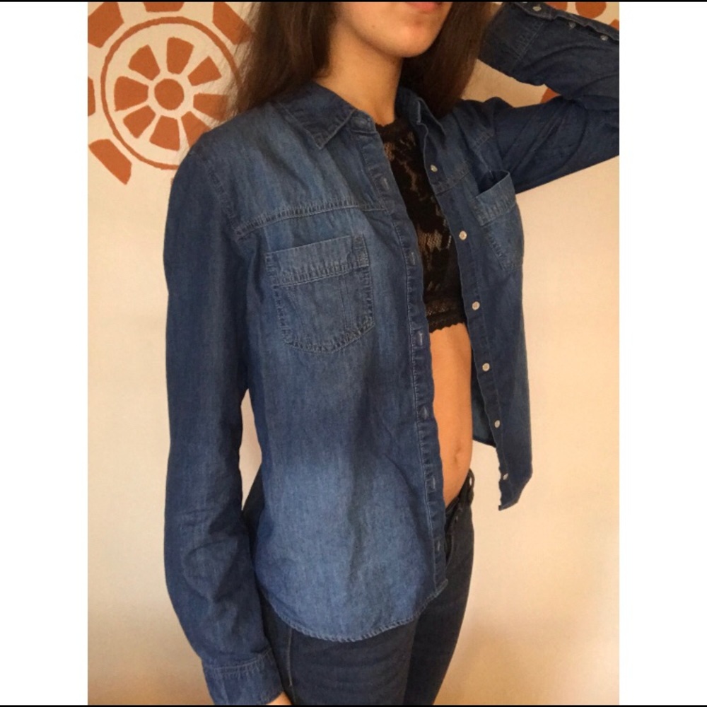 delia’s denim shirt